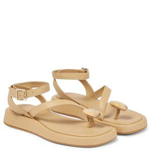Gia Borghini RHW Rosie 18 Sandals Size 40 9 Taupe